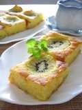 Rice Flour Yogurt Cake with Kiwi