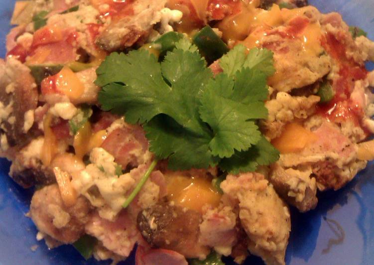 Recipe of Ultimate Ham and Jalepeño Scramble