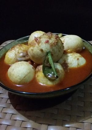 Foto resep Telur balado berkuah
