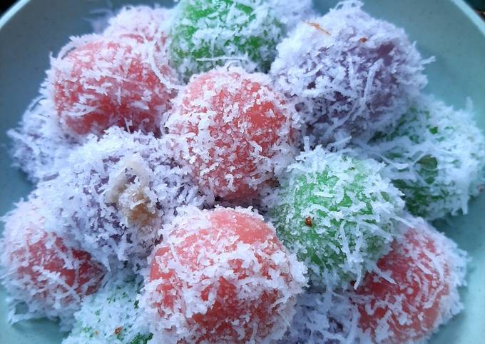 Resep Klepon Warna Warni Oleh Ummu Ryu Ra Cookpad