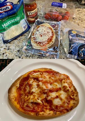 รูปของ Mini naan bread pizza