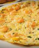 "Tortilla vaga" de Langostinos y Chatka