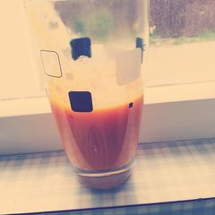 super fruity orange smoothie A picture of super fruity orange smoothie.