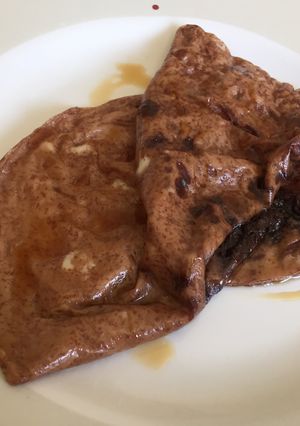 A picture of Nutella Omelette.