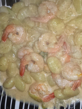 Recipe shrimp and scallop in a creamy garlic  butter sauce the So Delicious Delicious