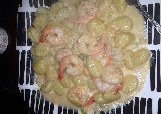 Step-by-Step Guide to Prepare Homemade shrimp and scallop in a creamy garlic  butter sauce