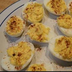 A picture of Junes frickin awesome deviled eggs!.