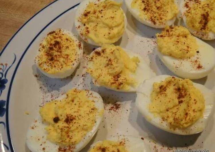 Junes frickin awesome deviled eggs!