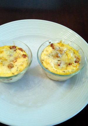 A picture of Artichoke Flans.