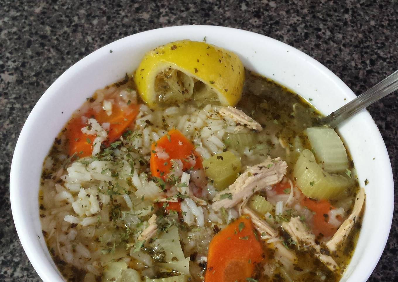 Hearty Turkey and Rice Soup