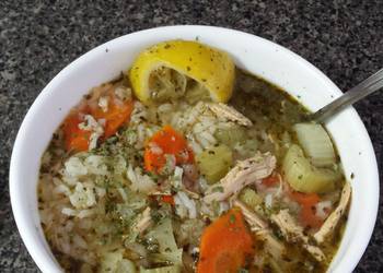 Easiest Way to Make Perfect Hearty Turkey and Rice Soup
