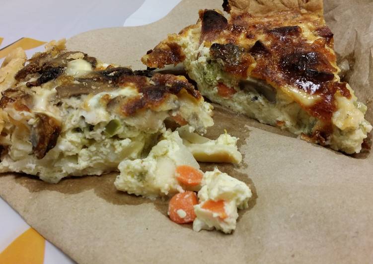 easy sausage & egg quiche