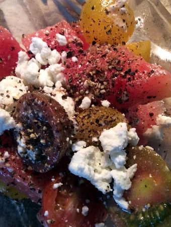 Easy Ways Prepare|Recipe} Watermelon &amp; Tomato Salad the Drool