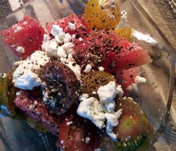 Ultimate Prepare Recipe Watermelon  Tomato Salad Yummy