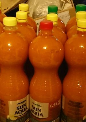 Sárgabarack szörp (rostos üdítő) recept fotója