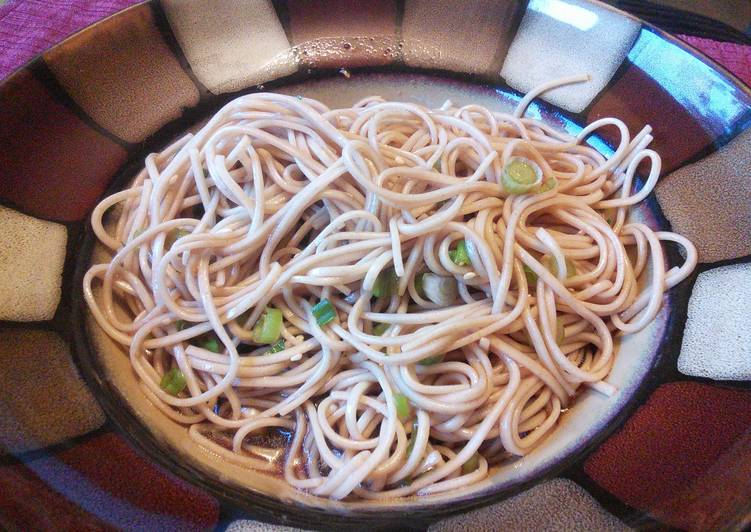 Easiest Way to Prepare Super Quick Homemade Sesame Soba Noodles