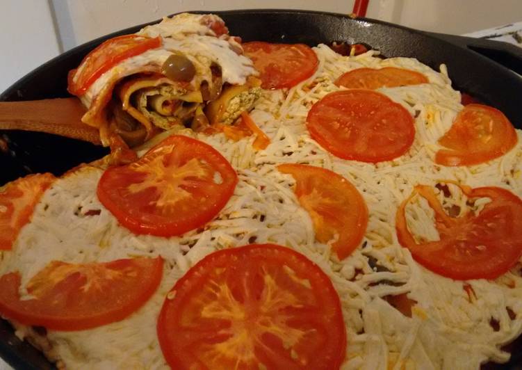 Steps to Prepare Yummy Vegan Lasagna: Ricotta's Revenge