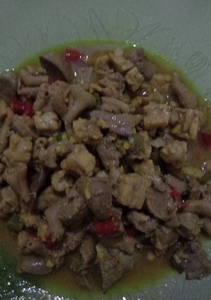 Foto resep Oseng mercon ati pela