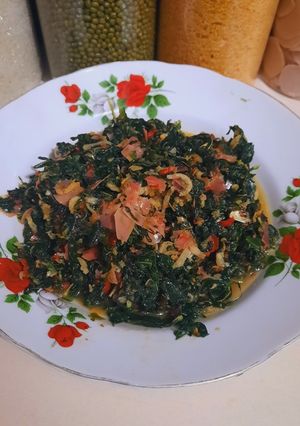 Foto resep Tumis daun singkong