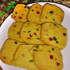 A picture of Tutty fruity biscuit/cookies.