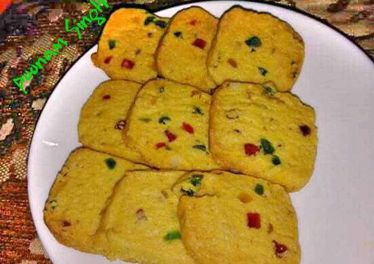 Simple Way to Make Perfect Tutty fruity biscuit/cookies