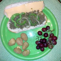 A picture of Loose meat burgers.
