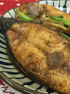 紅燒土魠魚 的食譜成品照片