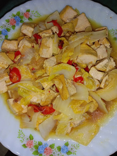 Foto resep Tumis Sawi Putih Tahu