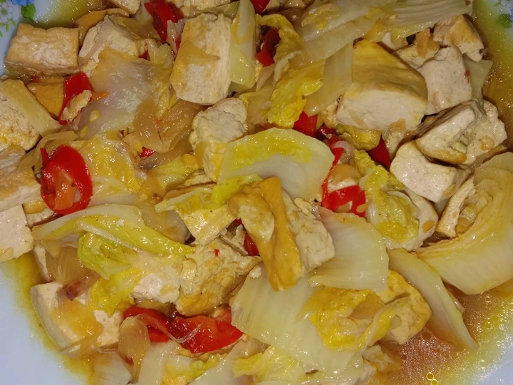 Cara Mudah Membuat Resep Tumis Sawi Putih Tahu yang  Bikin Ketagihan Anti Ribet, Sempurna