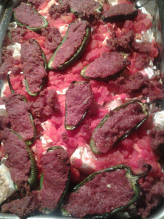 A picture of Spicy roasted cornbeef and cabbage.
