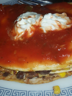 A picture of Chicken, Corn & Black Bean Quesadillas.