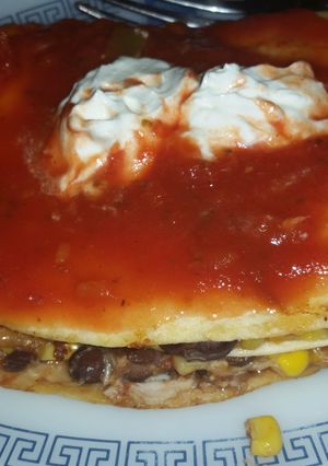 A picture of Chicken, Corn & Black Bean Quesadillas.