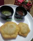 Dry fruit ravioli samosa