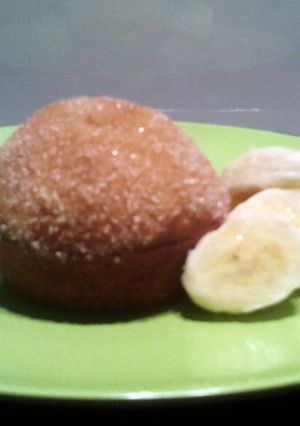 A picture of Banana and cinnamon muffins.