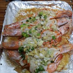 A picture of Bake Garlic shrimps.