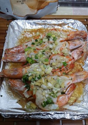 A picture of Bake Garlic shrimps.