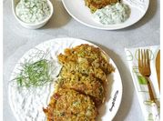 Gambar zucchini fritters