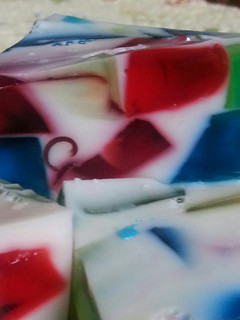 A picture of Broken Glass Jell-O Dessert. ..