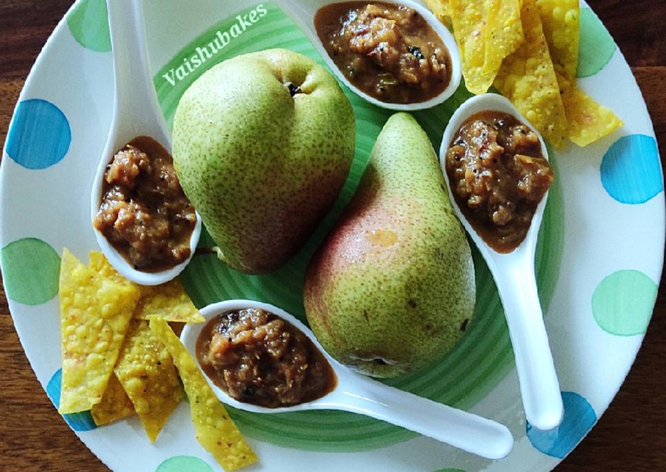Sweet and Spicy Pear Chutney