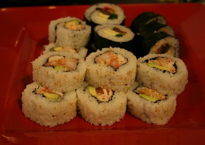 Simple Way to Prepare Super Quick Homemade California Roll With Shrimp