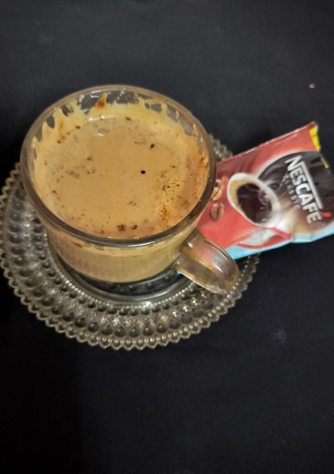 A picture of Cappuccino coffee.