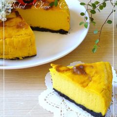 Drained Yogurt Kabocha Cheesecake A picture of Drained Yogurt Kabocha Cheesecake.