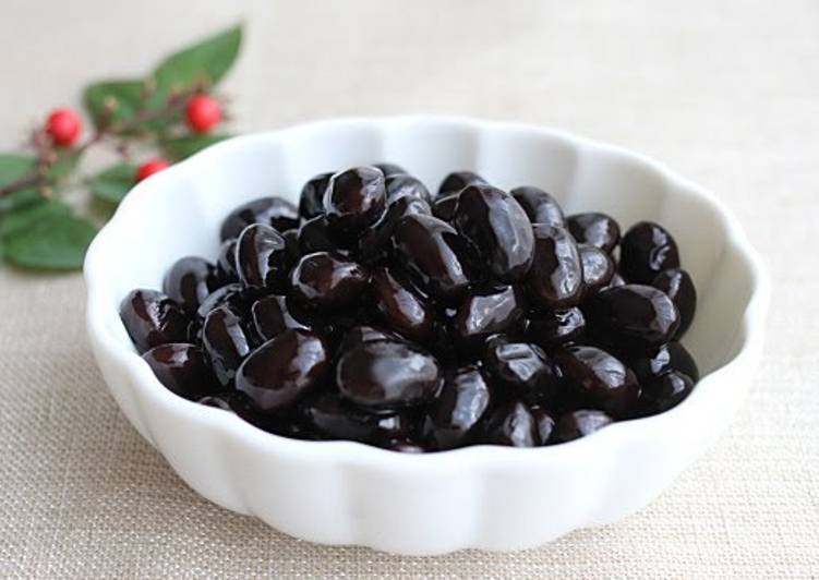 No Need for Baking Soda or Nails! Delicious Stewed 'Kuromame' Black Soybeans