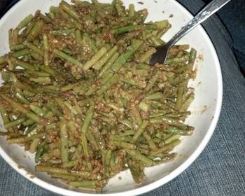 Easy Cooking Recipe Asparagus w Pistachio Sauce Delicious Simple