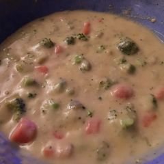A picture of Broccoli Cheese Soup.