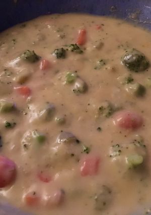 A picture of Broccoli Cheese Soup.