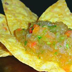 A picture of Mike's Authentic Mexican Salsa.