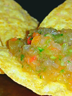 A picture of Mike's Authentic Mexican Salsa.