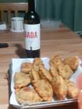 Empanadas de mejillones fritas con Vegetalina