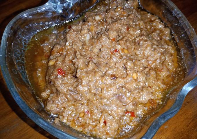 Bagaimana Membuat 63. Bumbu Kacang Ala Tukang Siomay Anti Gagal